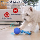 Automatic Moving Dog Ball with Rope, Interactive Rechargeable Toy with 3 Play Modes