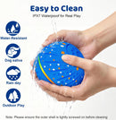 Smart Interactive Dog Ball for Aggressive Chewers, E-TPU Automatic Rolling Toy with RGB Light