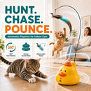 Automatic 360° Flying Bird Cat Toy with Suction Cup, USB-C Rechargeable Interactive Wand
